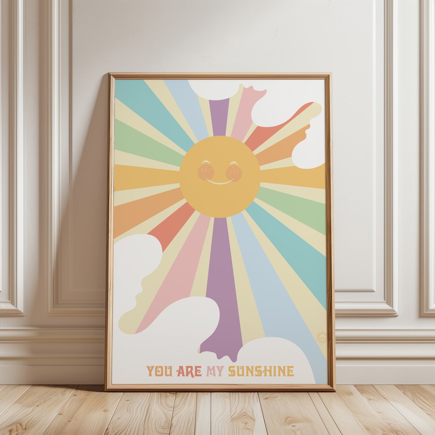 You Are My Sunshine Rainbow A3 print