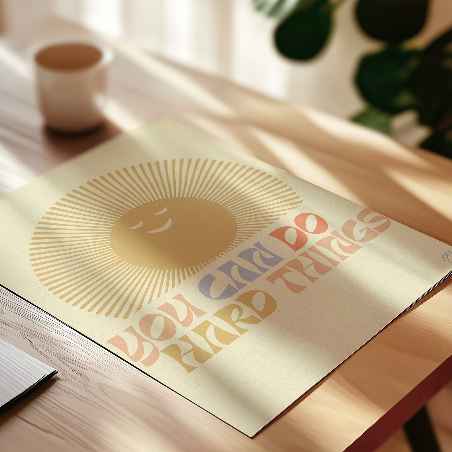 You Can Do Hard Things A3 Print