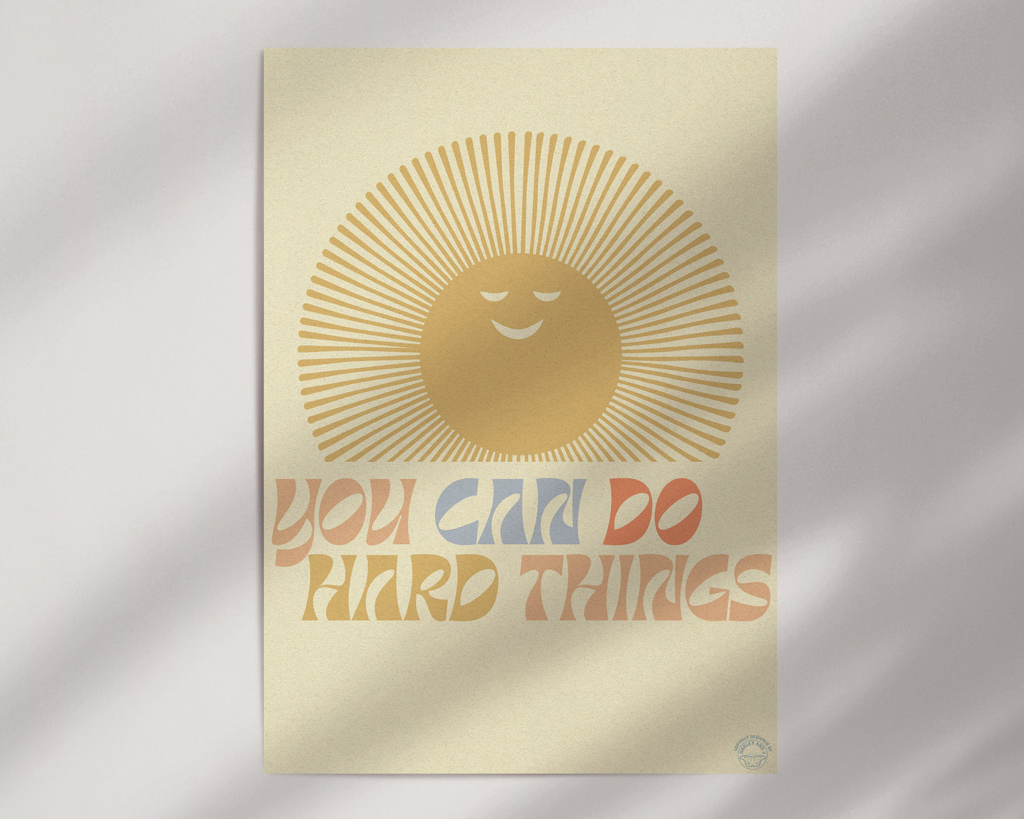 You Can Do Hard Things A3 Print