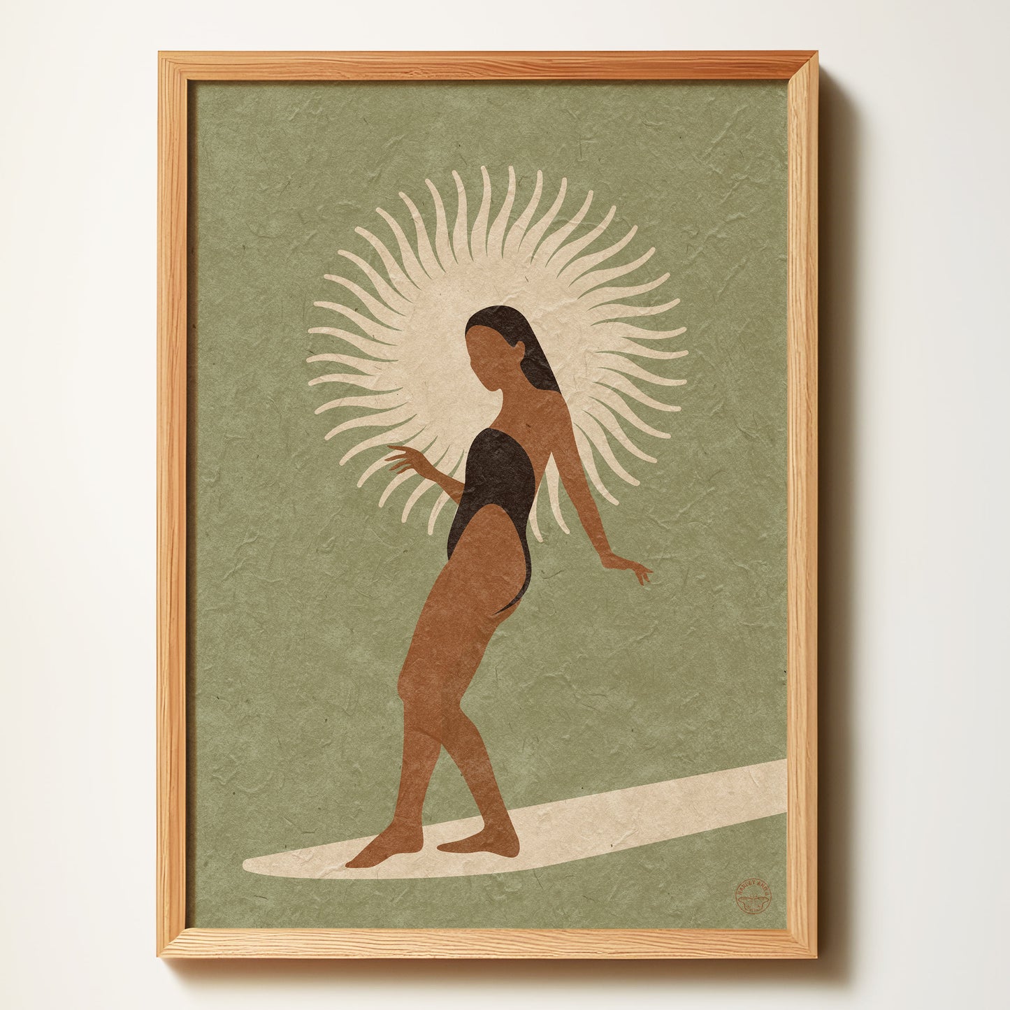 Sun Glider Sage A3 Print