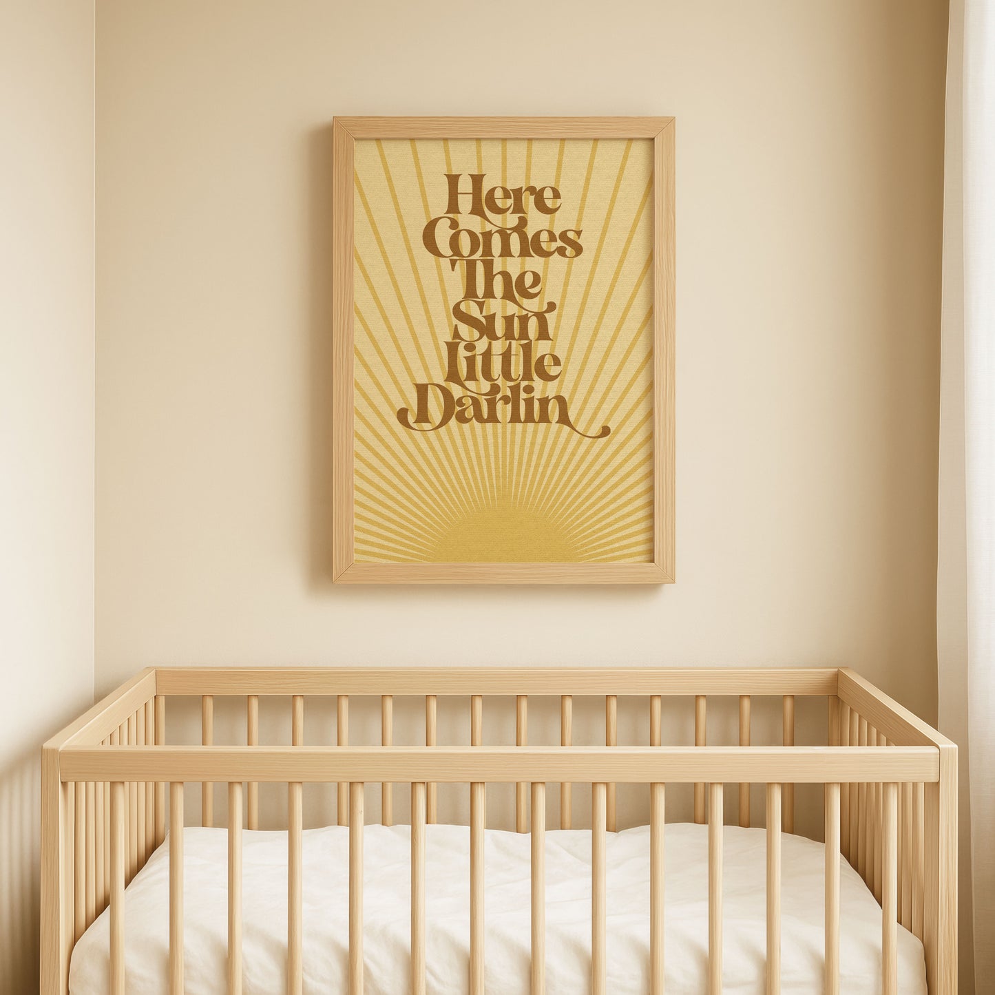 Here Comes The Sun Lil Darlin A3 Print