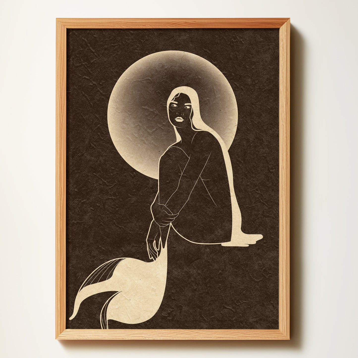 Siren Moon Series III A3 Print