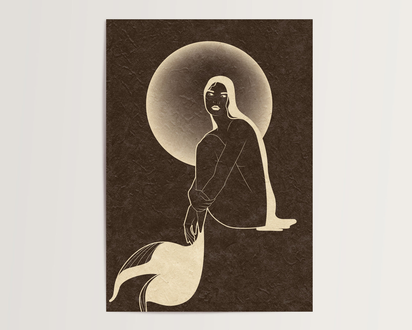 Siren Moon Series III A3 Print