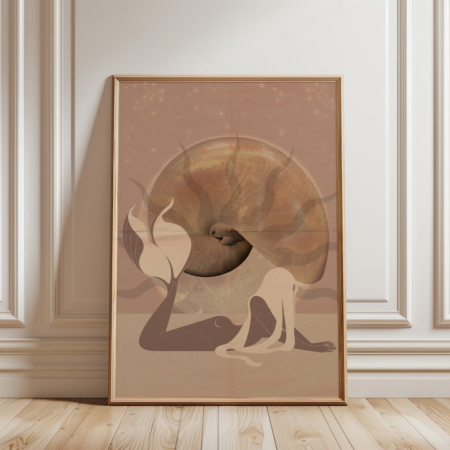 Mermaid & Nautilus