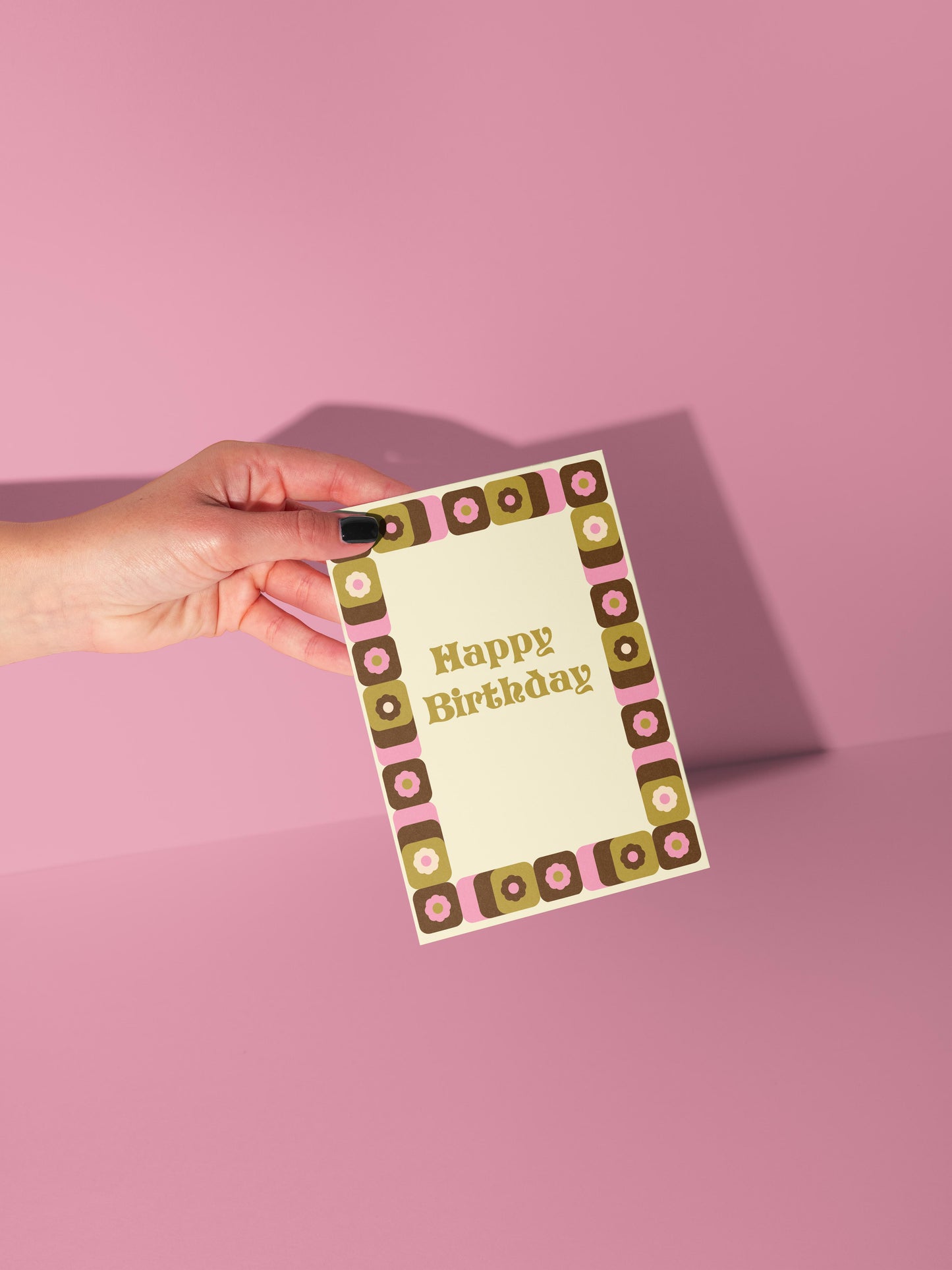 Happy Birthday Vintage Pink