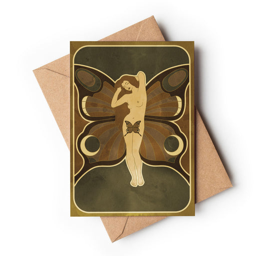 Vintage Butterfly Pinup