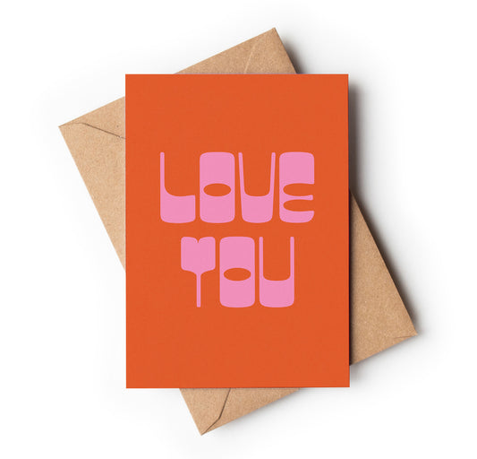Love You Bold Red