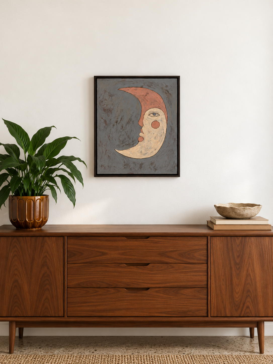 Milk Moon Original Painting