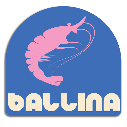 Ballina Prawn Sticker