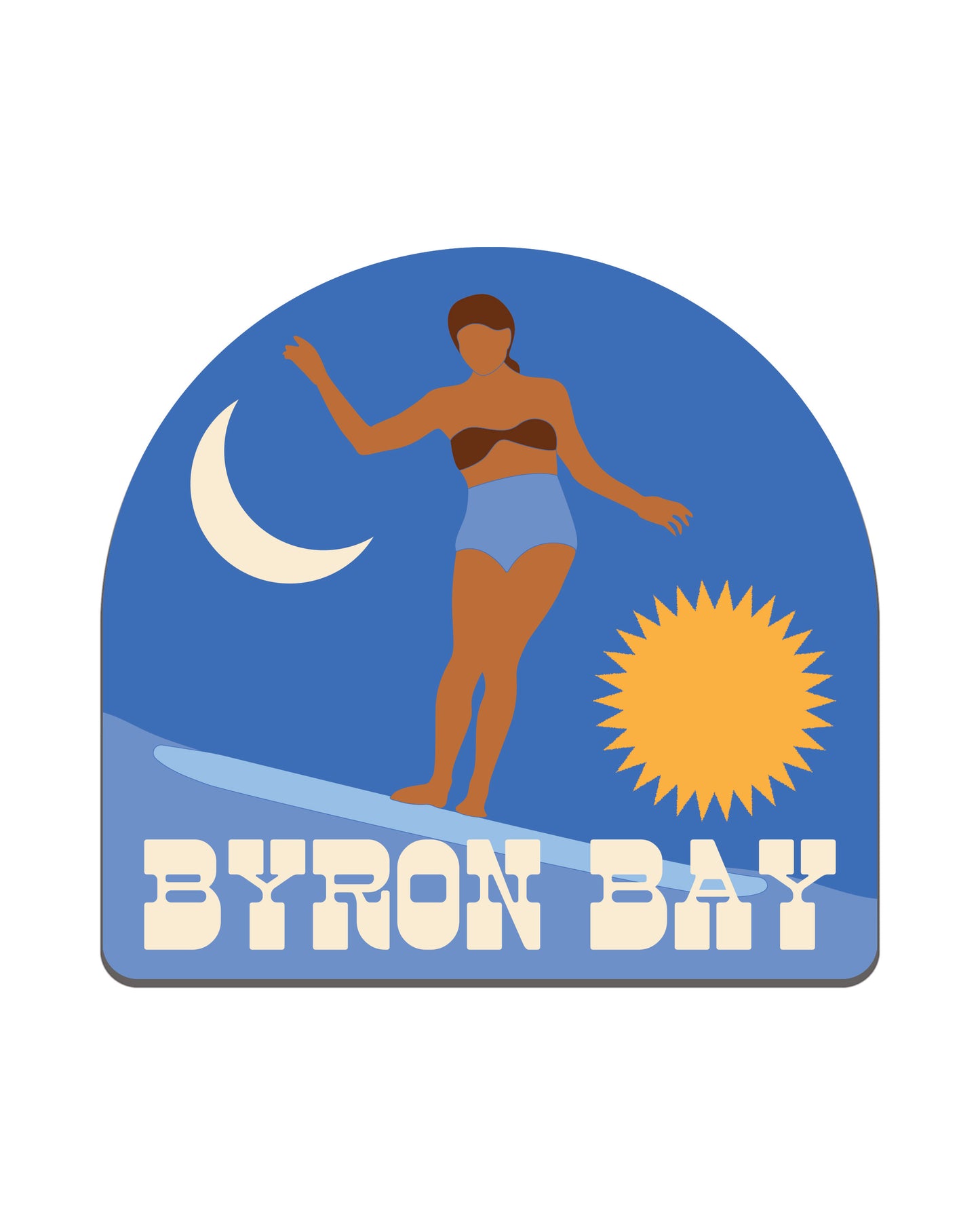 Byron Bay Surf Sticker