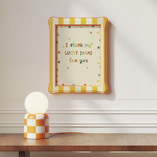 I Thank My Lucky Stars For You – Children’s Wall Art Print
