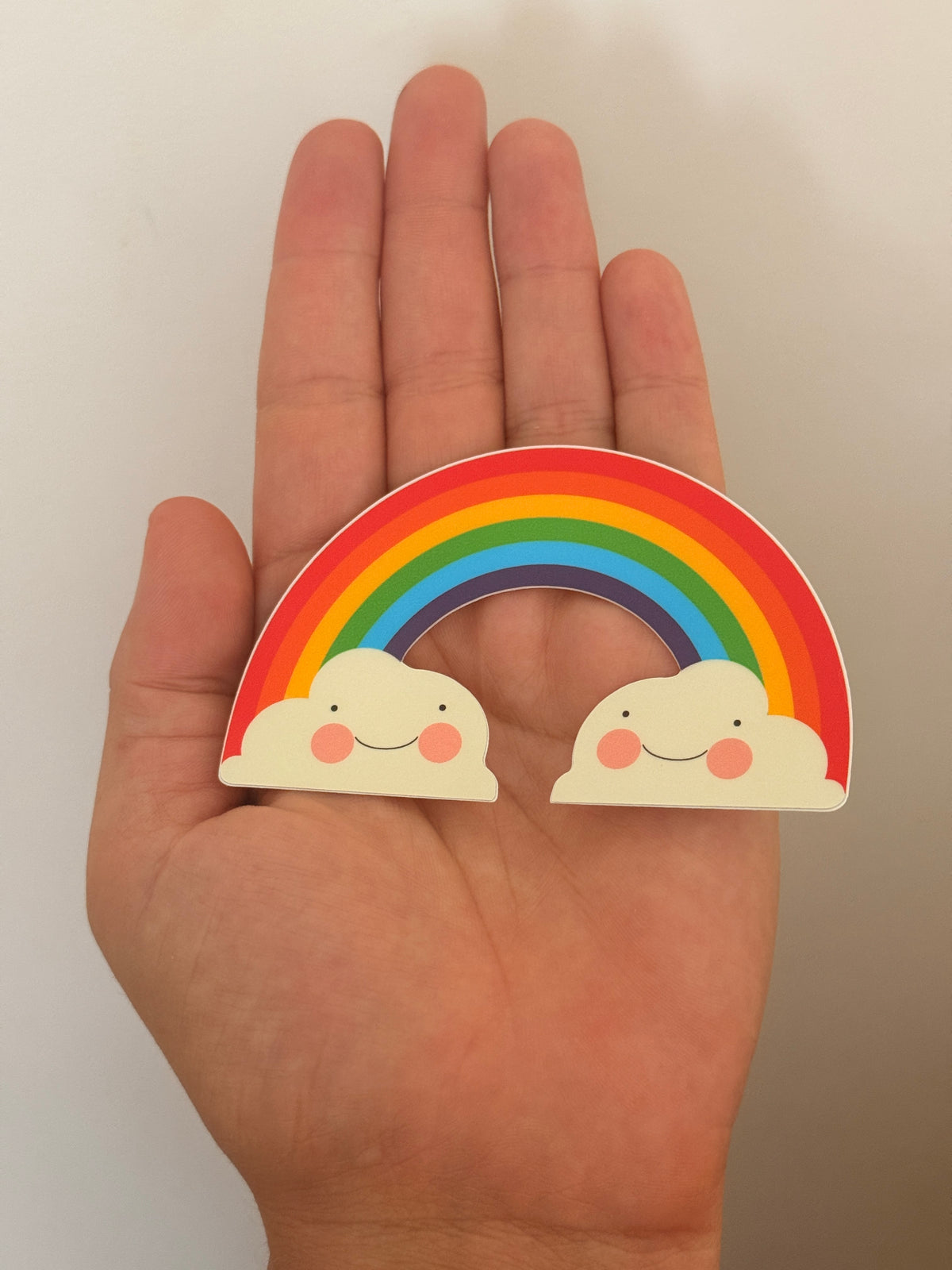 Rainbow smiles Vinyl sticker