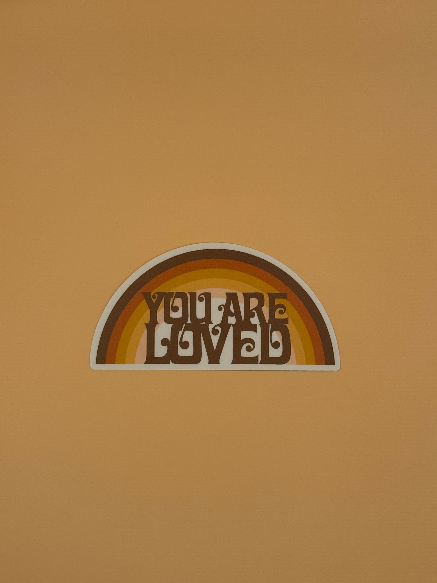 You Are Loved Rainbow Sticker