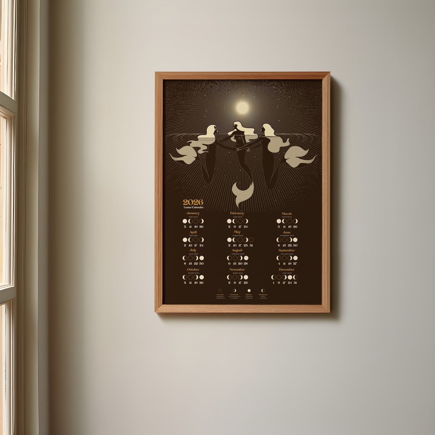 2026 Mermaid Moon Lunar Calendar