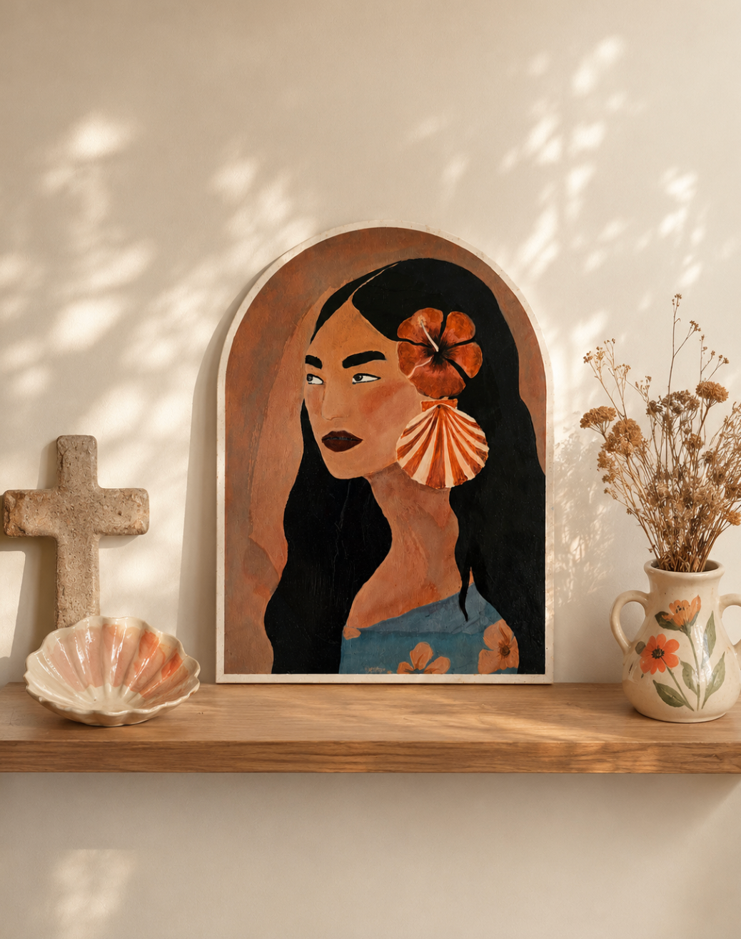 Wahine Art Tile Large
