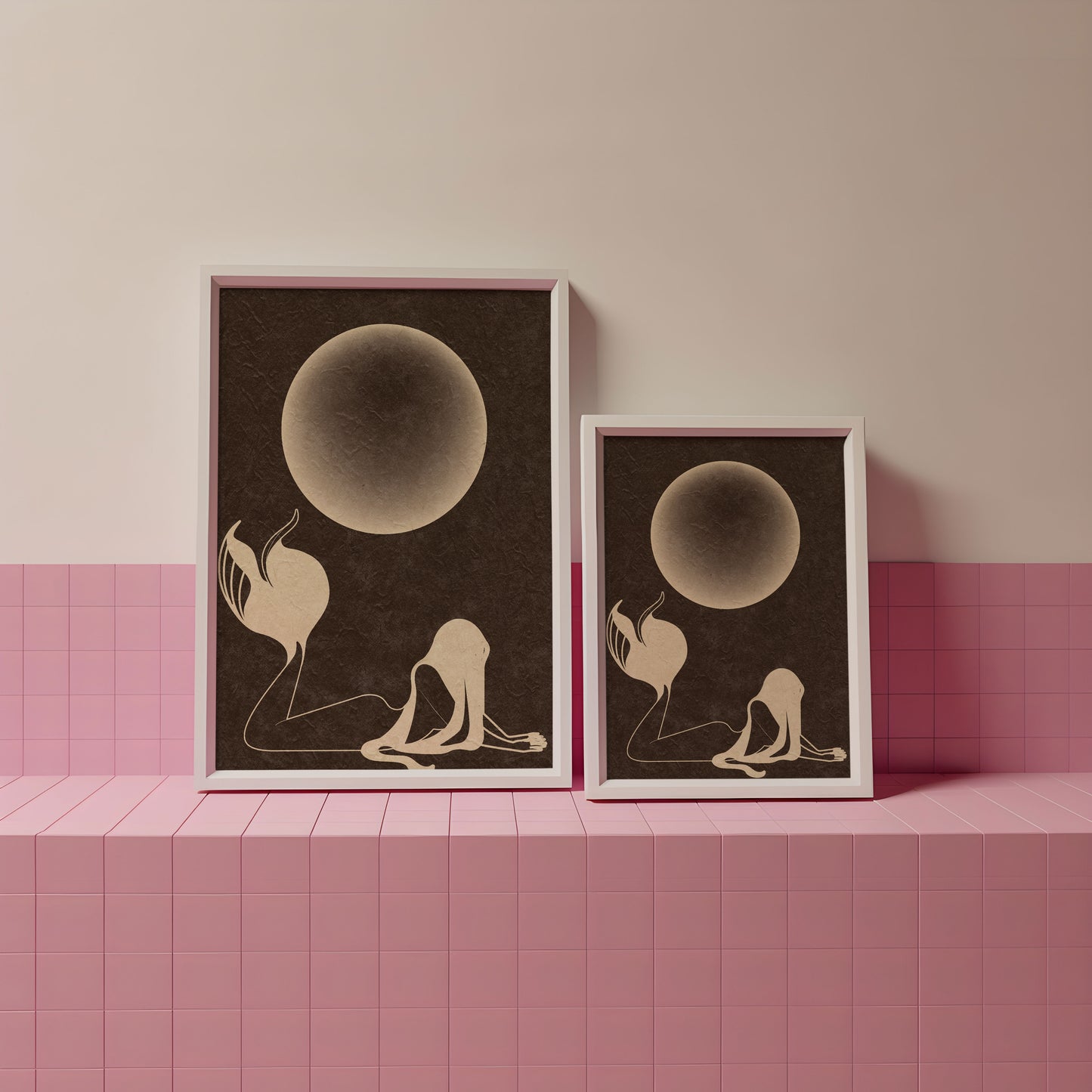 Siren Moon Series II A3 Print