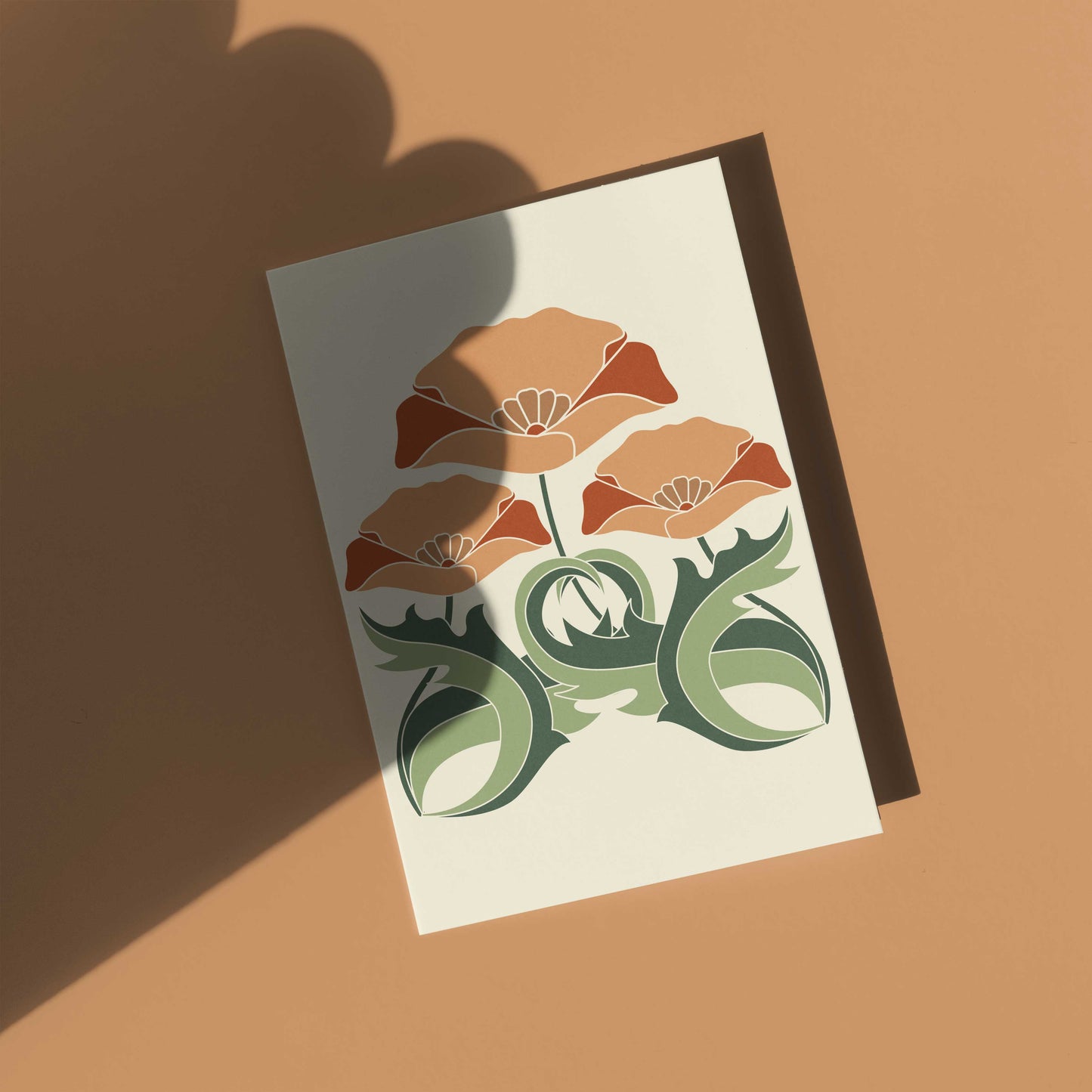 Poppy tile Green