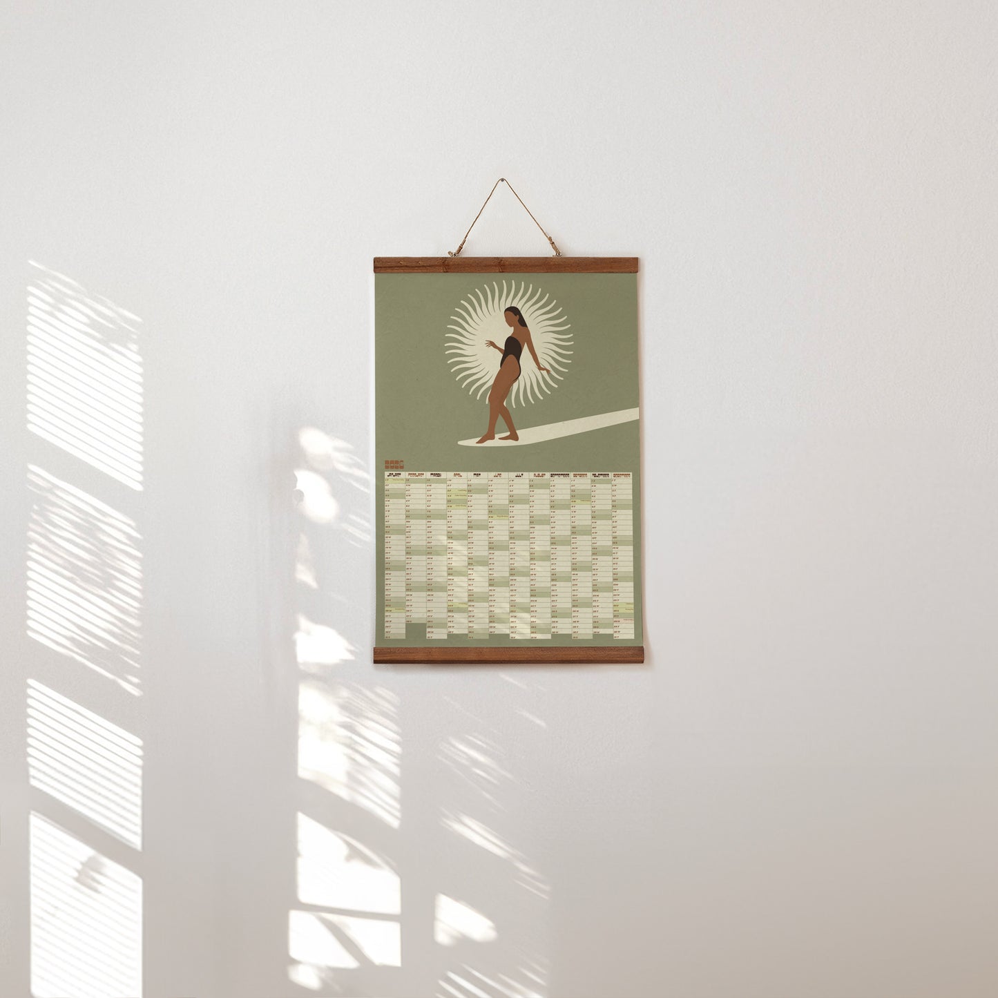 2026 Sun Glider Sage Planner Calendar