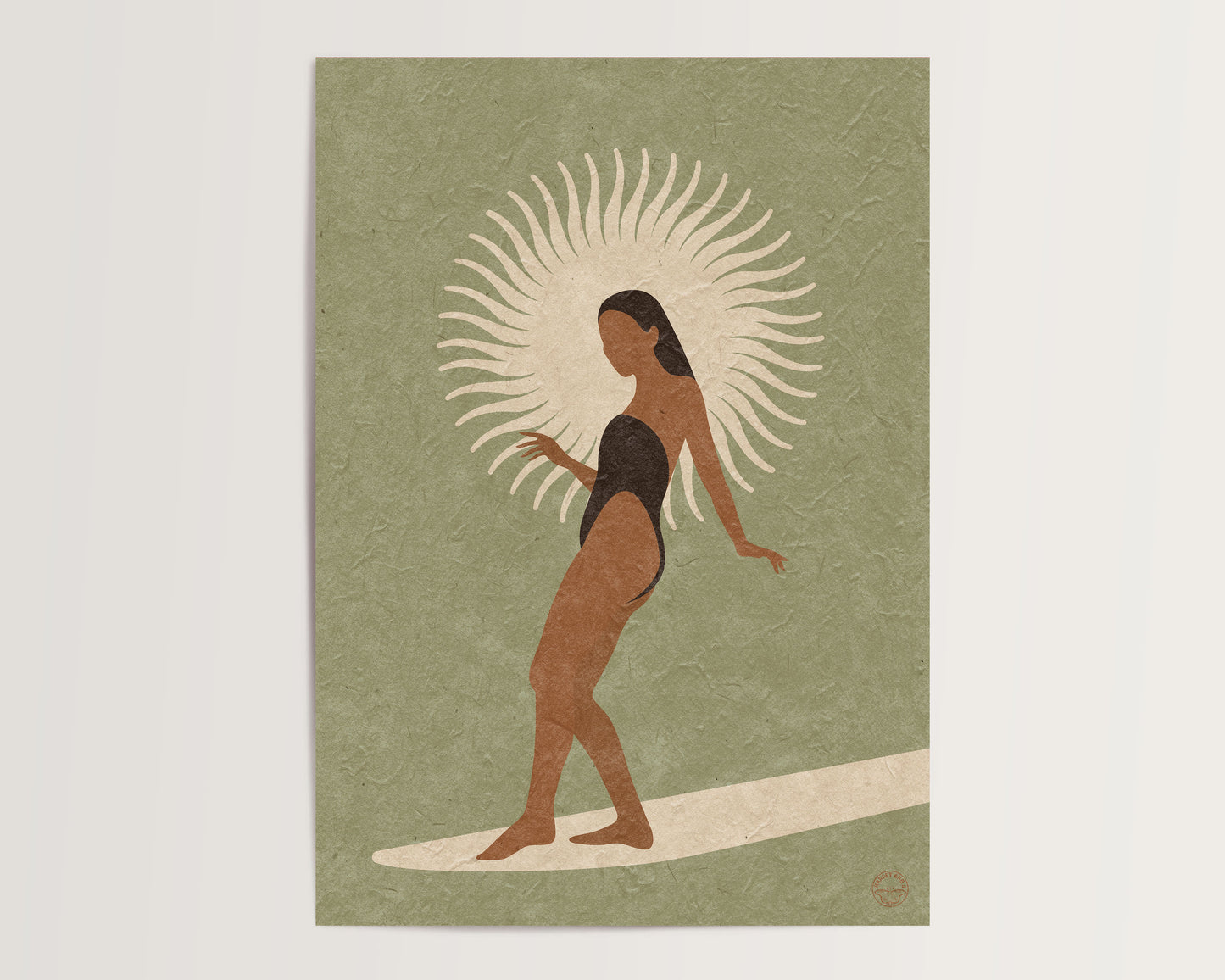 Sun Glider Sage A3 Print