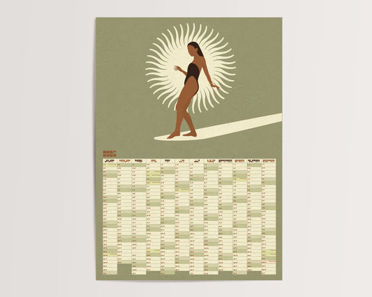 2026 Sun Glider Sage Planner Calendar