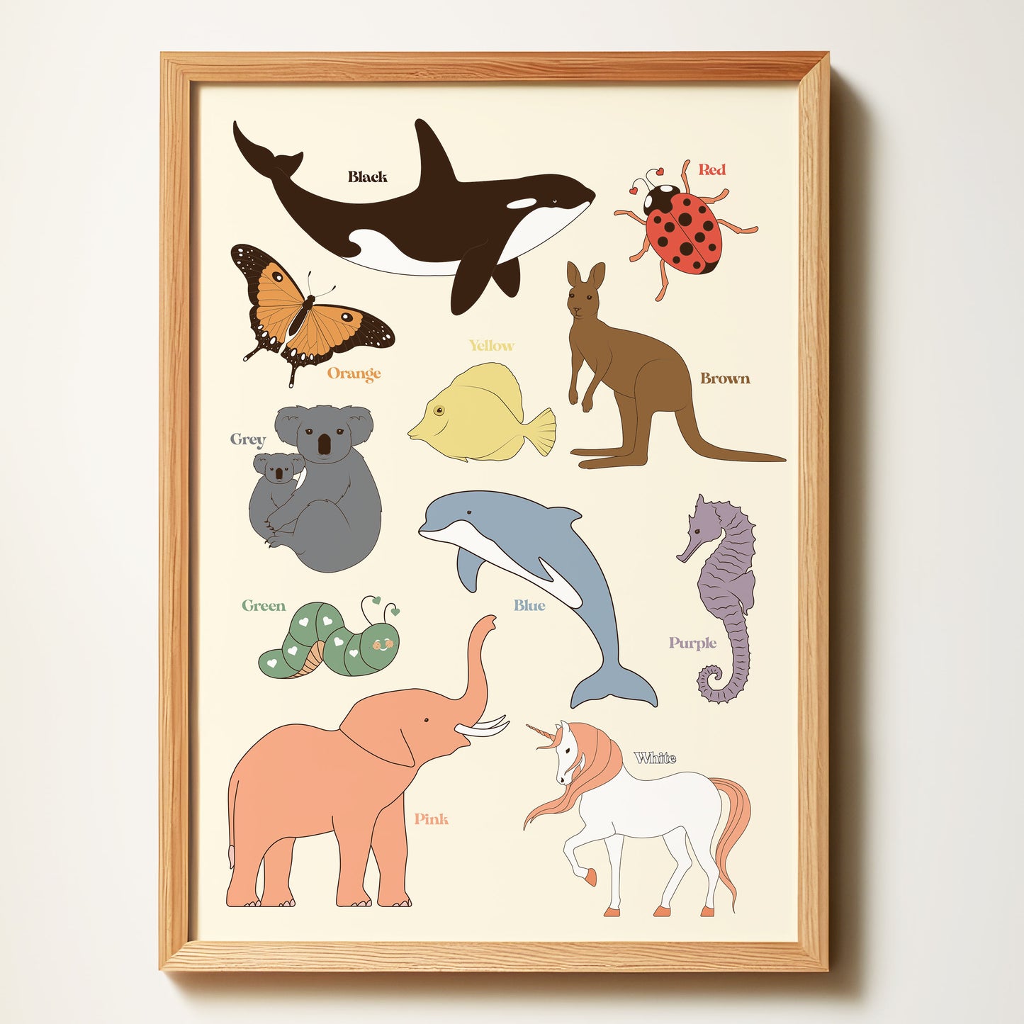 Learning Colours A3 Print