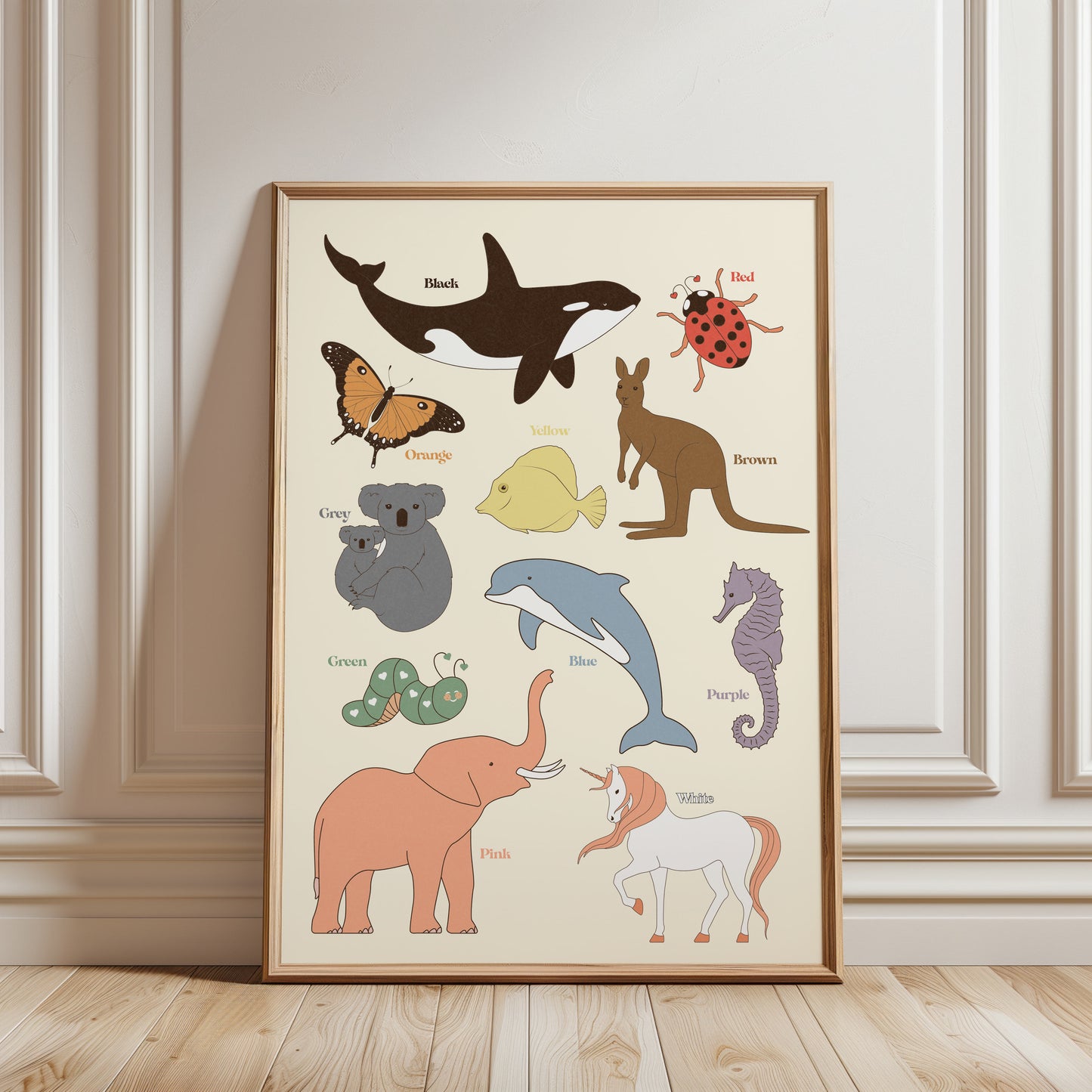 Learning Colours A3 Print