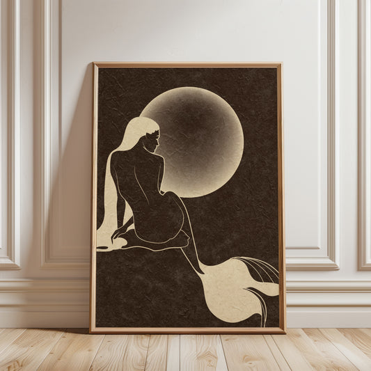Siren Moon Series I Art Prin