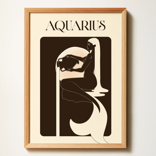 Aquarius Mermaid Zodiac Series