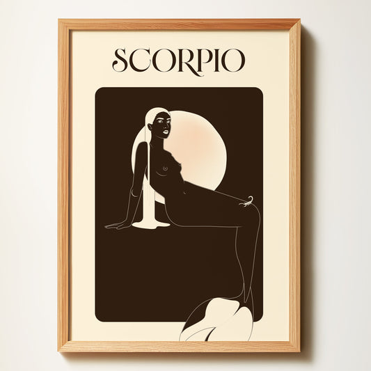 Scorpio Mermaid Zodiac Series