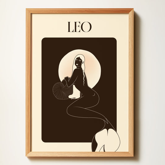 Leo Mermaid Zodiac Series
