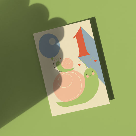 Happy 1st Birthday Greeting Card