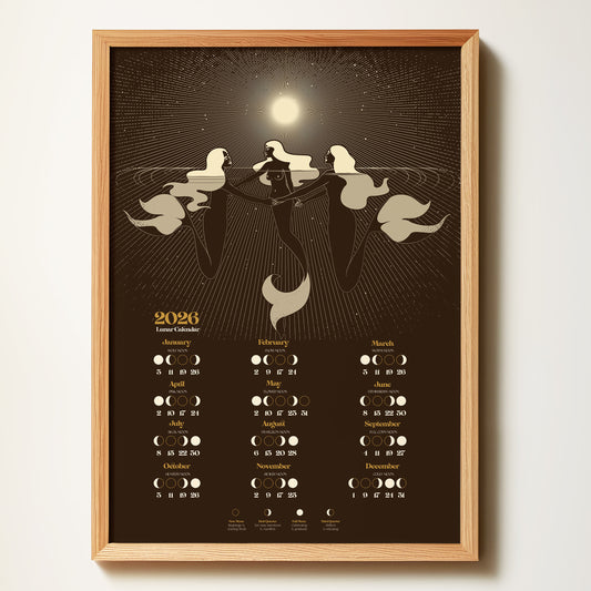 2026 Mermaid Moon Lunar Calendar