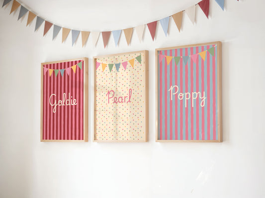 Children Custom Name Print