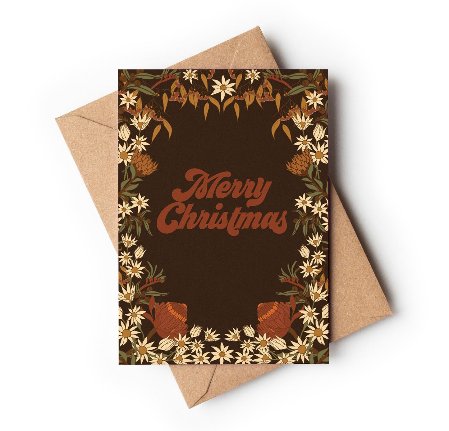 Merry Christmas Flannel Flower