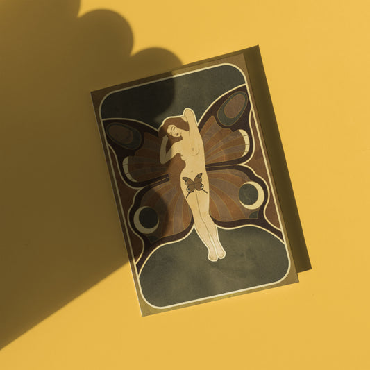 Vintage Butterfly Pinup