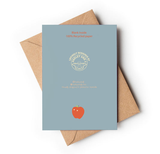 To A Wonderful Teacher A6 Greeting Card