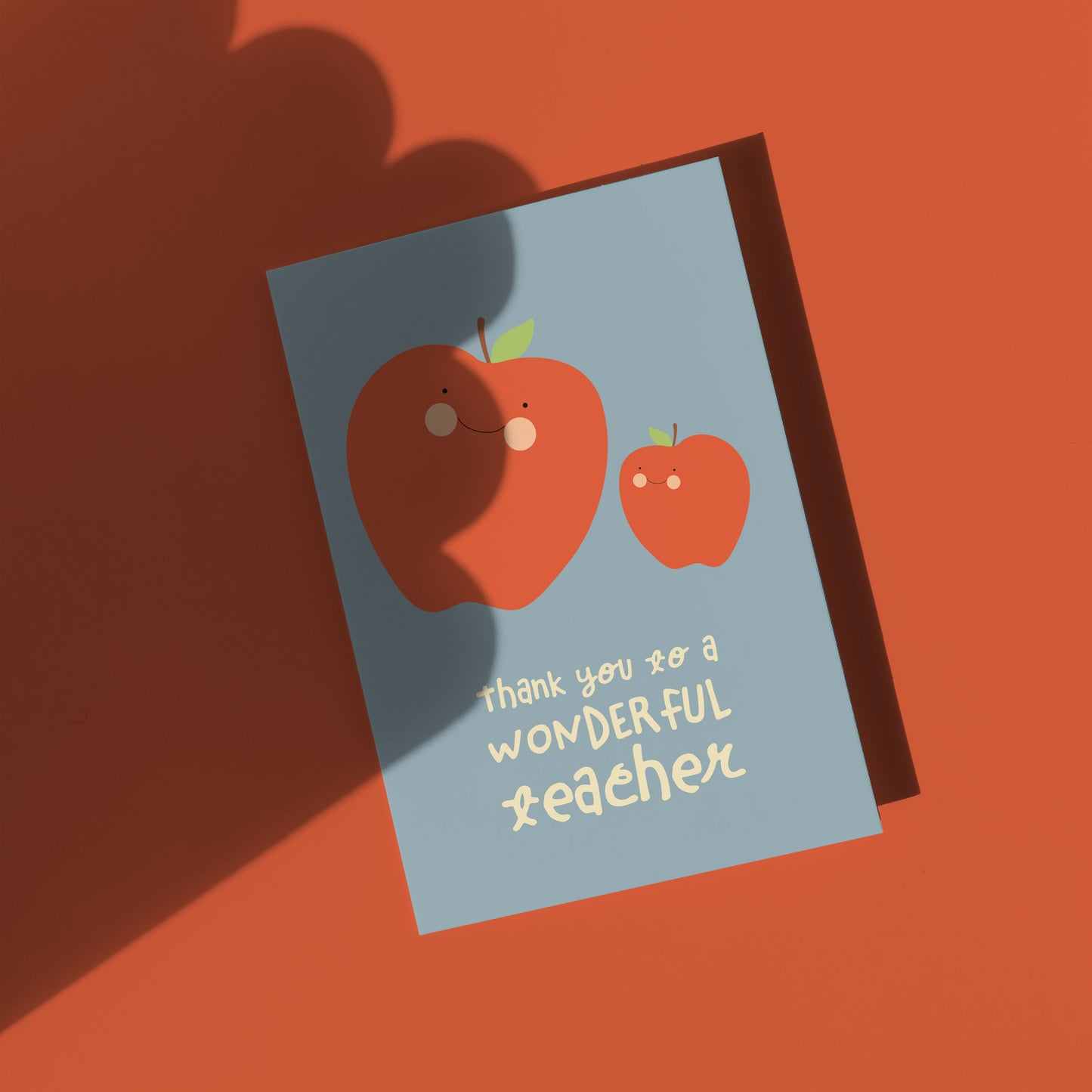 To A Wonderful Teacher A6 Greeting Card