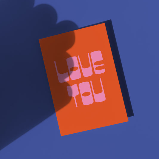 Love You Bold Red
