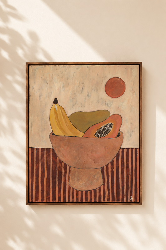 Stripe Fruit Bowl