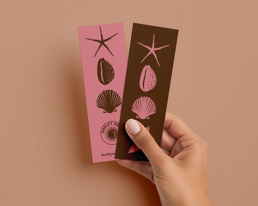 Shell Collector PINK Bookmark