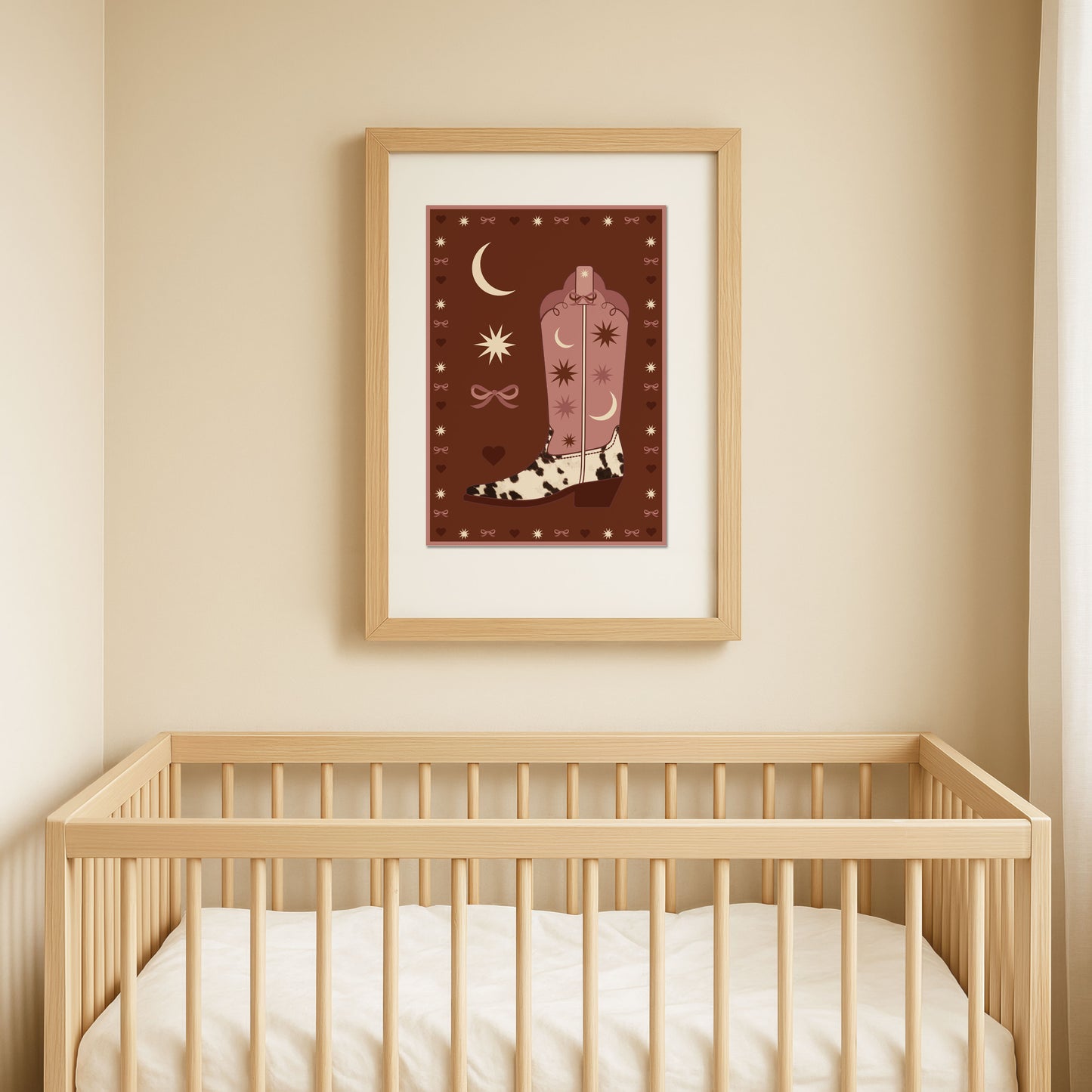 Midnight Rodeo Boot Art Print