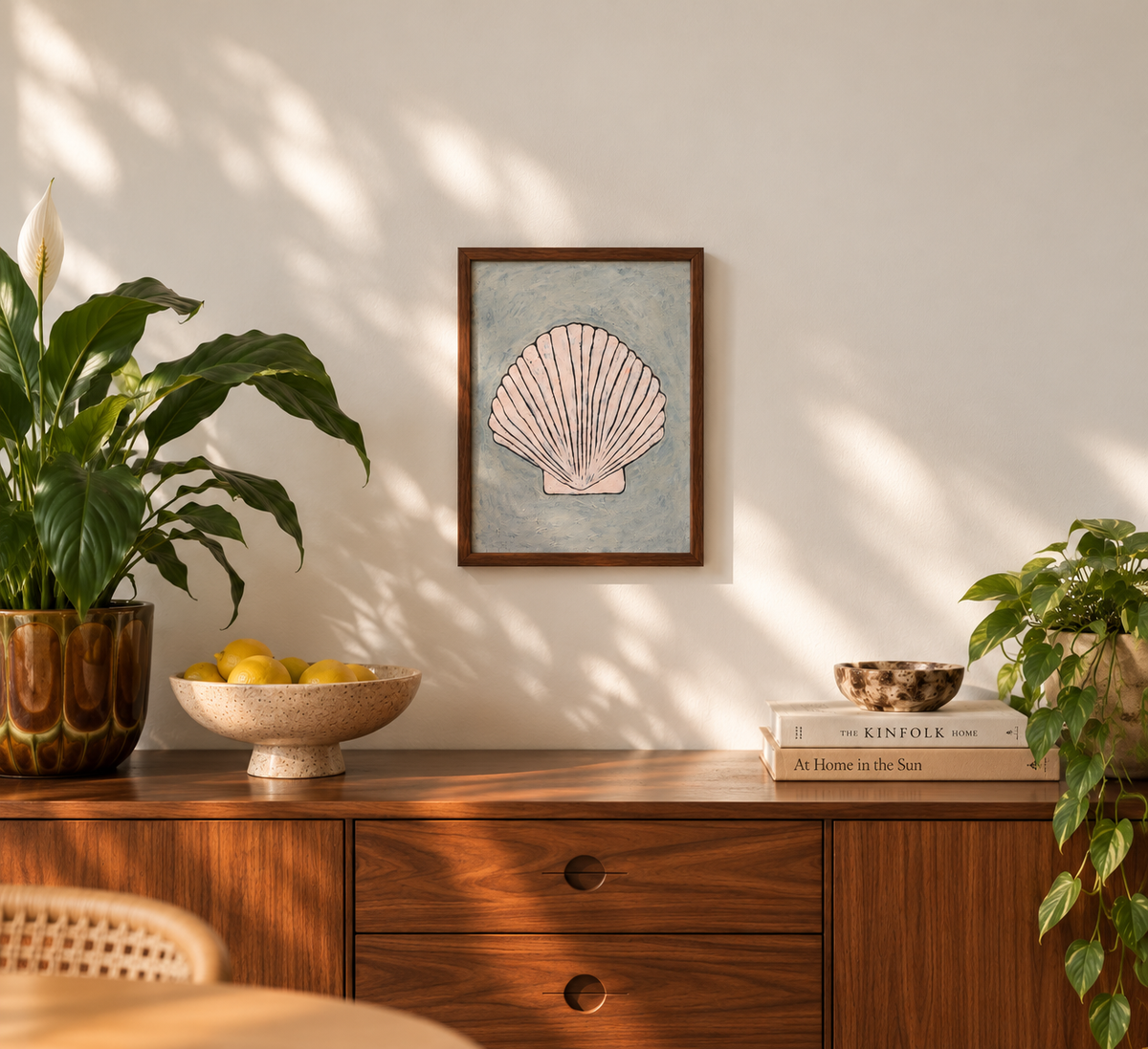 Blue Scallop Fine Art print