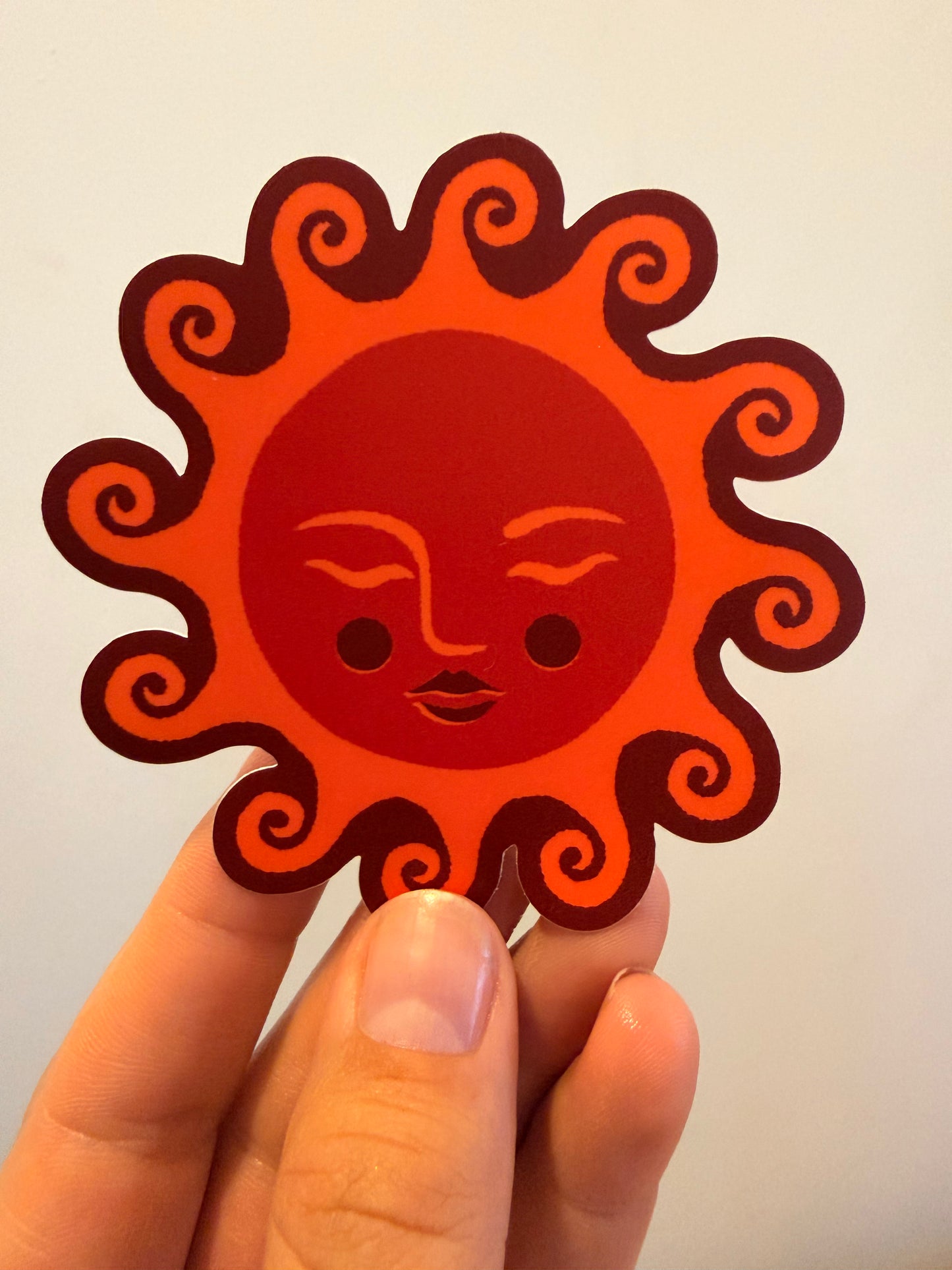 Sun peace face
