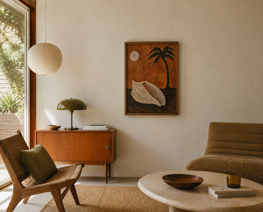 Palm Moon Fine Art Print