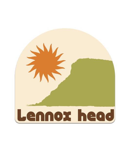 Lennox Head Vinyl Sticker