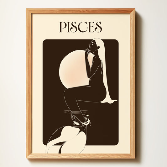 Pisces Mermaid Zodiac Series