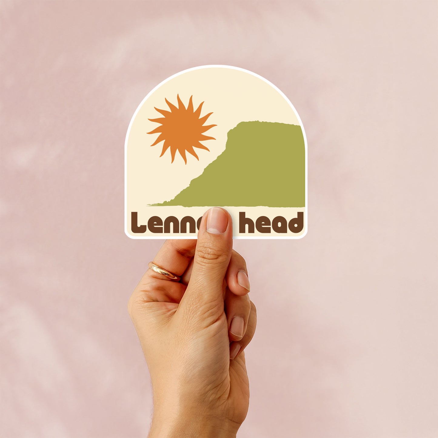 Lennox Head Vinyl Sticker