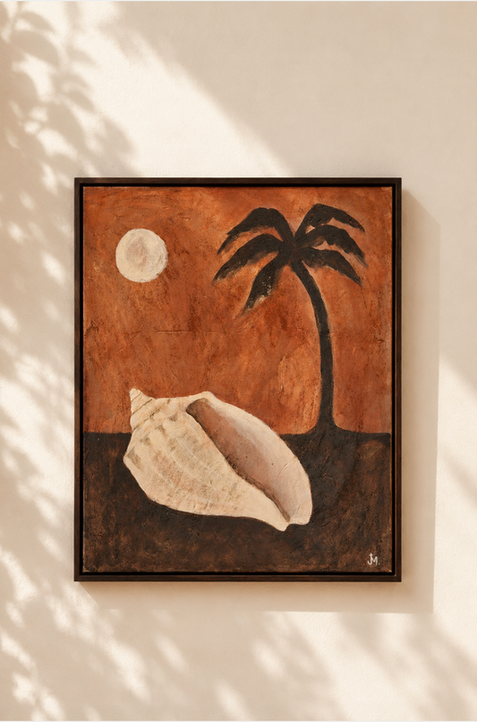 Calm Palm Original Painting