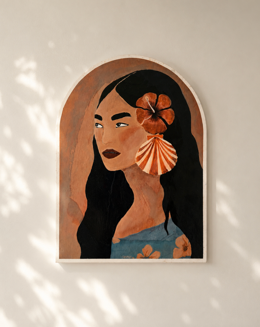 Wahine Art Tile Large