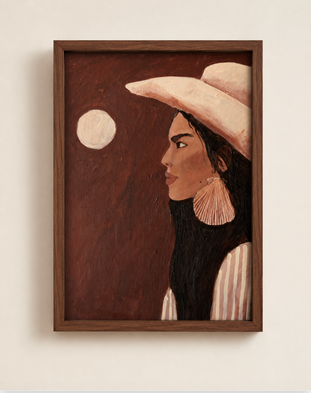 Sea Salt Cow girl Fine Art Print